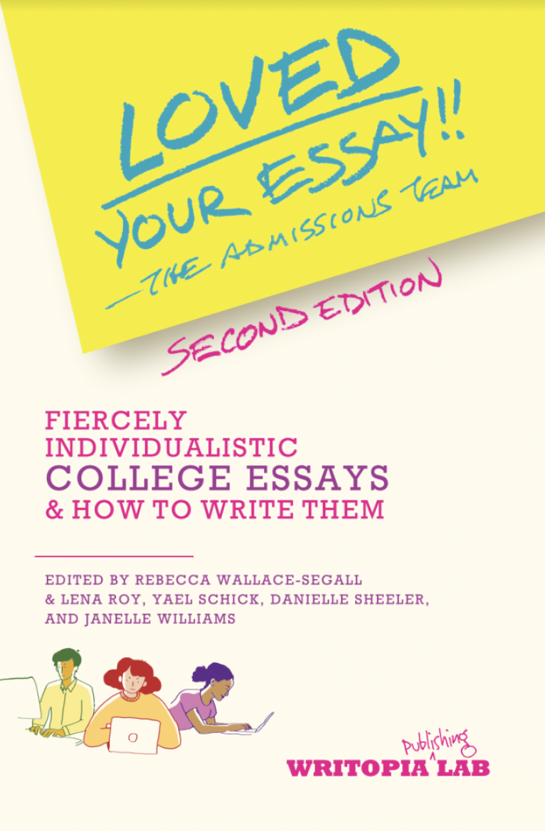Buy our College Essay Anthology on Amazon! College Essay Book Cover