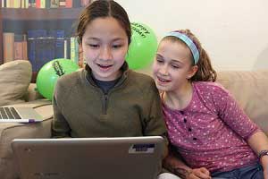 Writers with a laptop